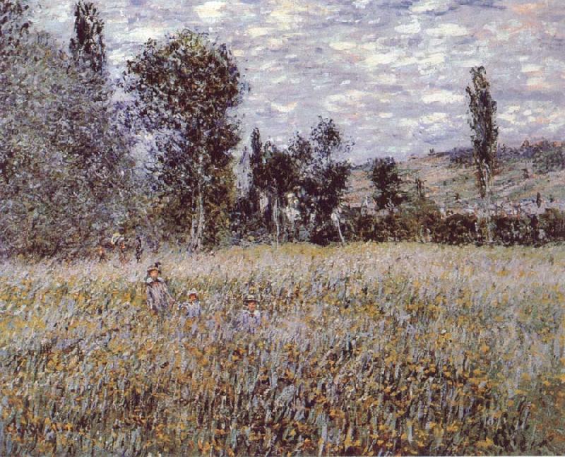 Claude Monet A Meadow oil painting image